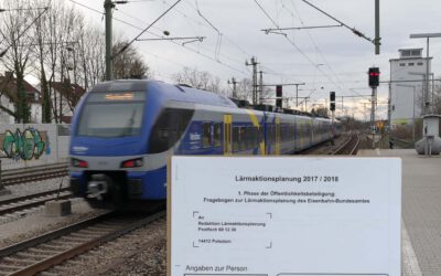 Bahnlärm tangiert viele Gemeinden unseres Landkreises