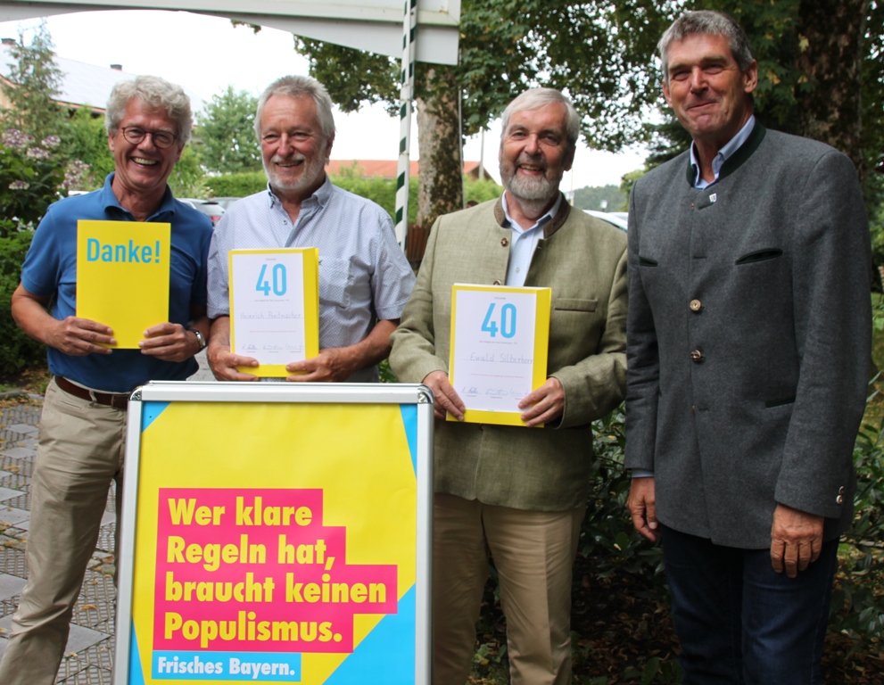 Kreisverband ehrt 120 Jahre Treue auf Sommerfest