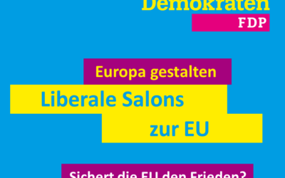 Liberaler Salon: Sichert die EU den Frieden?