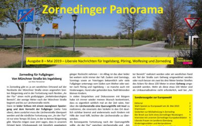 Zornedinger Panorama 8 erschienen – mit Europawahl-Special