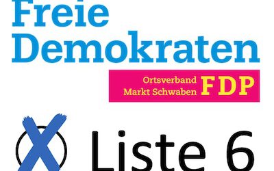 Liste der FDP Markt Schwaben zur Kommunalwahl 2020