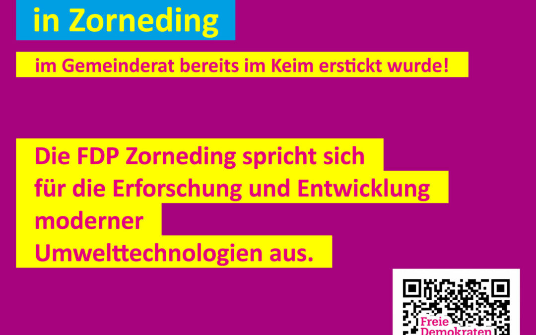 Leider kein Wasserstoff-Kompetenzzentrum für Zorneding