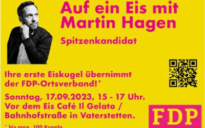 Auf ein Eis mit Martin Hagen