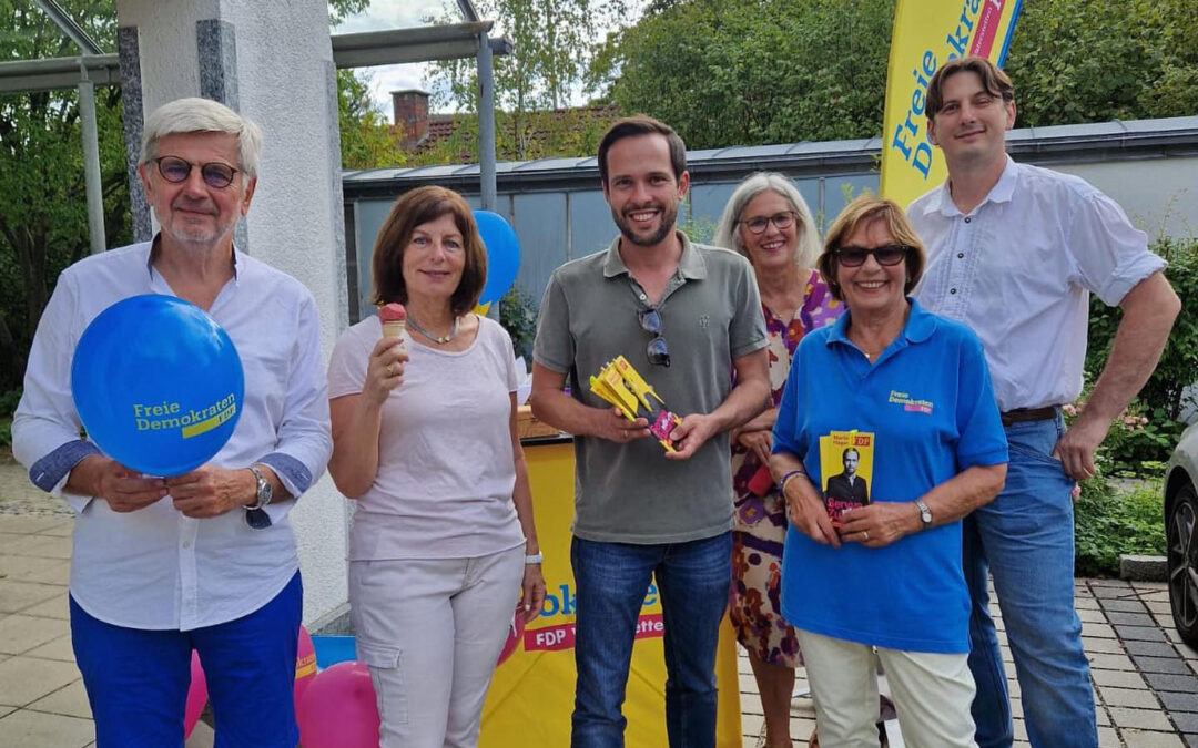 Spätsommer-Sonntag mit netten Gesprächen in Vaterstetten und Zorneding