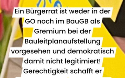 Bürgerrat auf kommunaler Ebene – Sinn oder Unsinn?