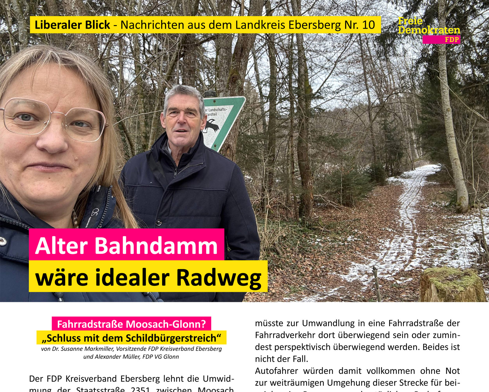 Liberaler Blick Nr. 10 – Schildbürgerstreich Fahrradstraße
