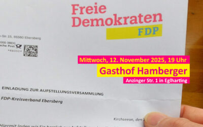 Aufstellungsversammlung unseres Kreisverbandes