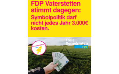 FDP Vaterstetten stimmt gegen Symbolpolitik