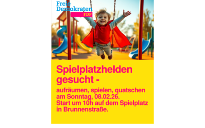 3. Spielplatzhelden gesucht – aufräumen, spielen, quatschen (08.02.2026)