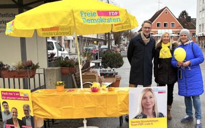 Infostand in Markt Schwaben